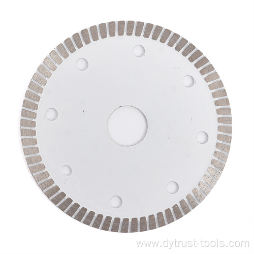 Saw Blade Ultra-thin 1.1mm Chrome Vanadium Steel Substrate 105-230mm Hot Pressed Rock Slab Cutting Disc